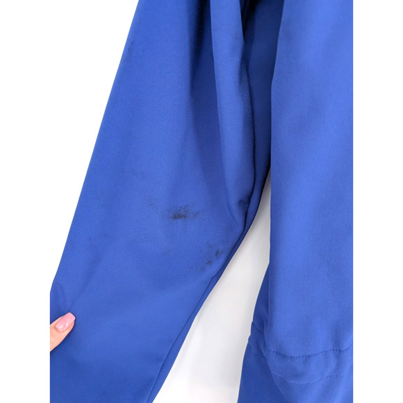 Calvin Klein Performance Blue Hooded Pullover Windbreaker Jacket Womens XL Sport - Picture 6 of 9